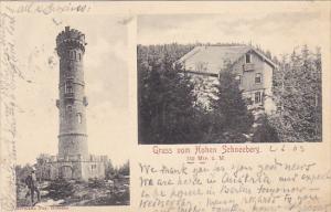 Austria Gruss Vom Hohen Scneeberg 1903