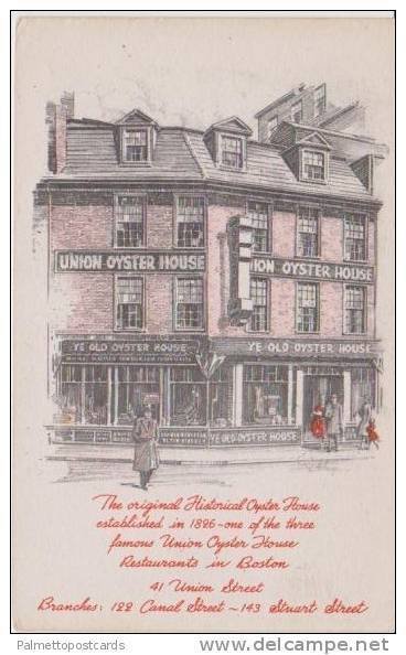 Union Oyster House, Est. 1826, Union Street, Boston Massachusetts