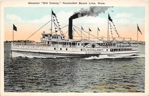 Old Colony River Steamship Ferry Boat Ship 