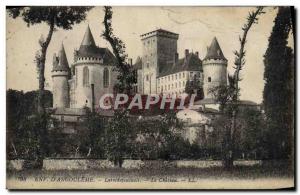 Postcard Old Approx d & # 39Angouleme Rochefoucauld Le Chateau