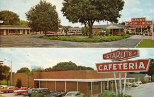 Perry Florida Gandy Motor Lodge Multiview Vintage Postcard K97991