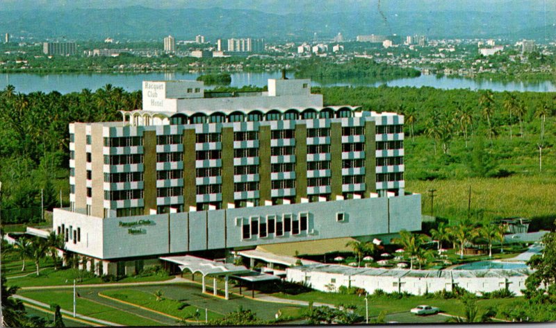 Puerto Rico San Juan Isla Verde Hotel Racquet Club 1968