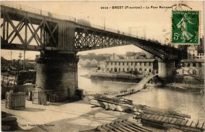 CPA BREST (Finistere) - Le Pont National (252489)