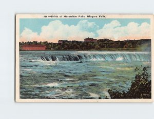 Postcard Brink of Horseshoe Falls Niagara Falls Ontario Canada