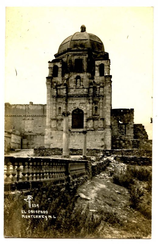 Mexico - Monterrey. El Obispado Palace     *RPPC