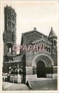 Postcard Modern Villeneuv on Gne lot Lot and Sainte Catherine Church