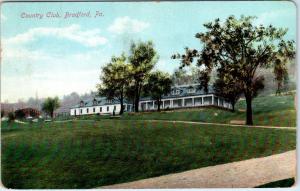 BRADFORD, PA Pennsylvania  COUNTRY CLUB HOUSE  1909  Postcard
