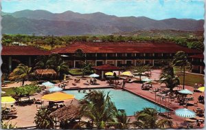 Jamaica W.I Kingston Sheraton Hotel Pool Vintage Postcard C195