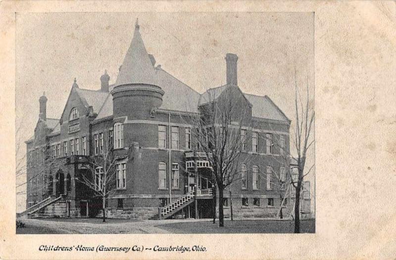 Cambridge Ohio Childrens Home Antique Postcard J46085