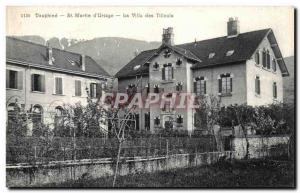 Old Postcard Dauphine St Martin d Uriage Villa of Tiileuls