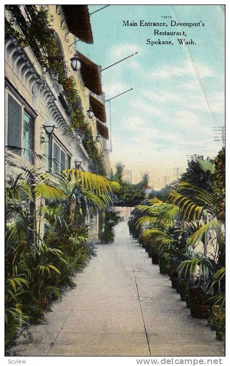 Main Entrance, Davenport's Restaurant, Spokane, Washington, 00-10s