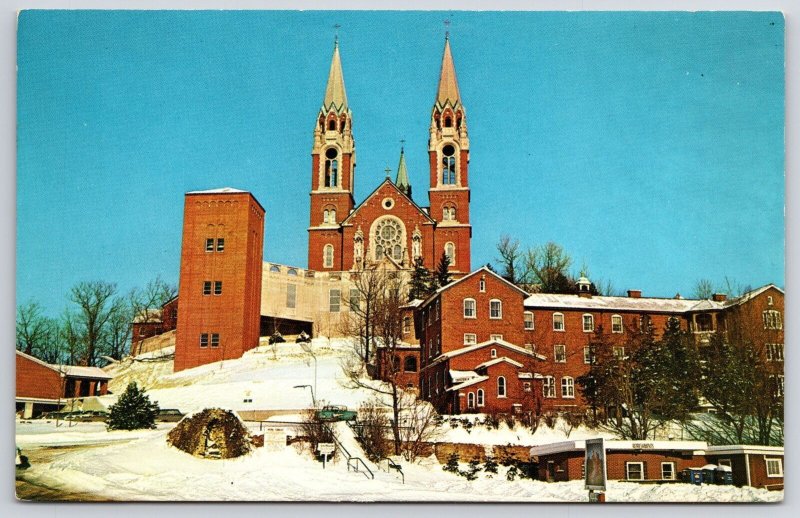 Holy Hill Shrine Mary Help Of Christians Hartford Wisconsin Religious Postcard