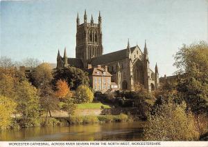 uk34294 river severn worcester cathedral  uk