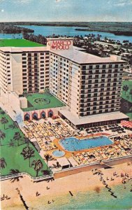 US16 USA FL Miami Marco Polo hotel resort aerial scene 1980 florida