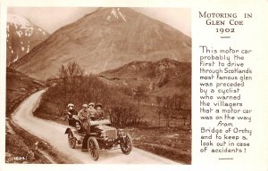 uk50738 motoring in glen coe 1902 scotland uk oldtimer car history