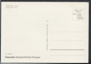 Austria Postcard - Serfaus, Oberinntal, Tirol      RR3539