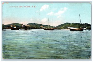 1950 Lords Cove Deer Island New Brunswick Canada Vintage Posted Postcard