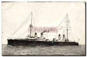 Old Postcard Boat Kleber first class cruiser