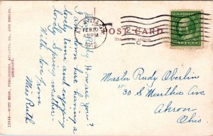 Postcard GA Atlanta The New Kimball Hotel Southern Railway Office 1912 S75
