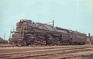 Virginian 903 Class AG Railroad Train Roanoke VA postcard