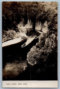 Osaka Prefecture Japan Postcard Doro Gorge Near Osaka c1910 RPPC Photo