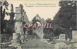 Old Postcard Around Villers Cotterets Aisne Longpont ruins of a Cistercian abbey