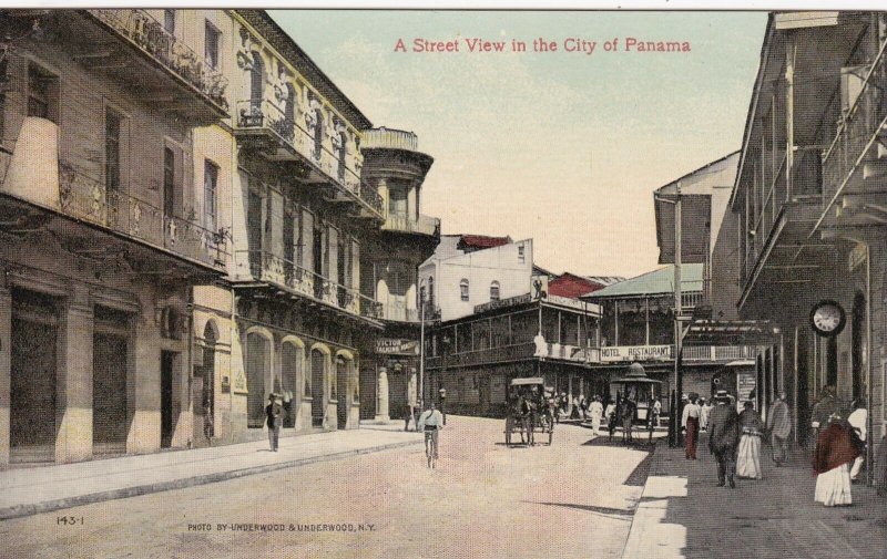 Panama City Central Avenue Avendia Central Typical Street Scene sk4489