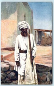 THE AFRIDIS Afghan People Hindu Kush TUCK OILETTE Native Life in India Postcard