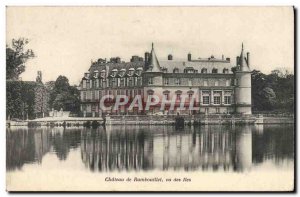 Old Postcard Rambouillet Chateau De Vu Des Iles