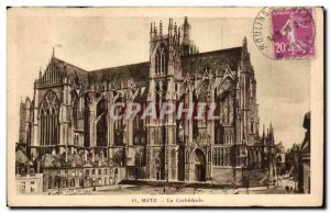 Old Postcard Metz Cathedral