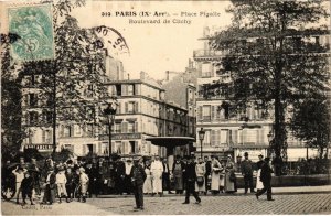 CPA PARIS 9e Place Pigalle Bd Clichy (1248526) 