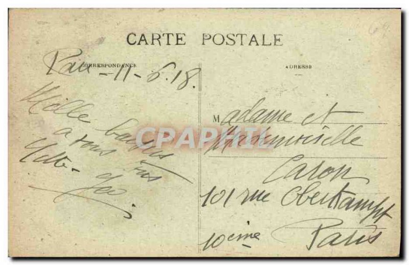 Old Postcard Pau Funicular