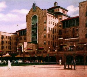 New Colonial Hotel Nassau Bahams UNP 1930s Vtg Postcard