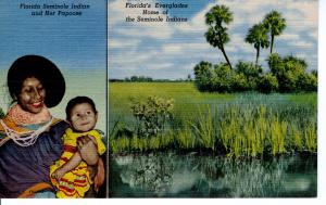 US    PC2248  FLORIDA EVERGLADES-SEMINOLE INDIANS