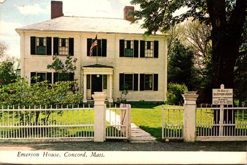 Massachusetts Concord The Emerson House 1975