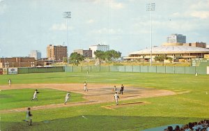 J74/ Baseball Stadium Sports Postcard Chrome Wichita Kansas 174