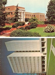 2~4X6 Postcards NC Greensboro, UNIVERSITY OF NORTH CAROLINA Library & Book Tower
