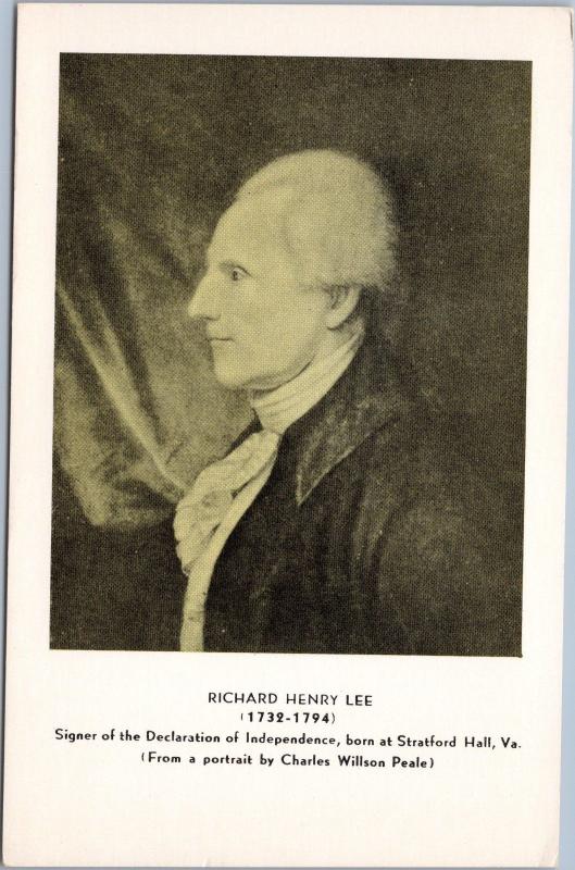 Richard Henry Lee Signer of Declaration of Independence - Artvue Duo-tone