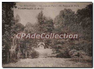 Postcard Old Versailles (S & O) The Solitude A corner of Avenu Park Paris