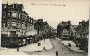 CPA Flers La Place Gambetta et la Grande Rue FRANCE (1053908)