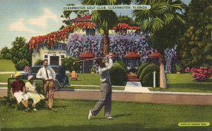PC GOLF, FL, CLEARWATER, CLEARWATER GOLF CLUB, Vintage Postcard (b45862)