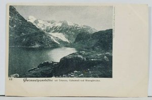 Grimselpasshohe c1899 Switzerland Suisse Postcard G14