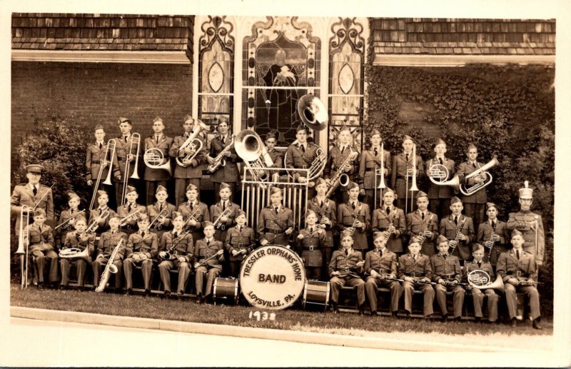 Pennsylvania Loysville Tressler Orphans' Home Band 1938 Real Photo
