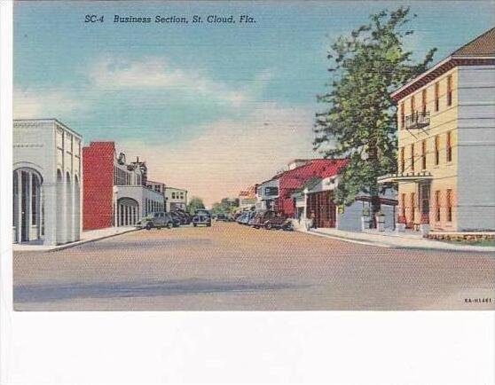 Florida St Cloud Main Street Business Section