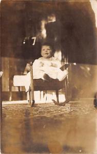 Little child in rocking chair Child, People Photo 1914 