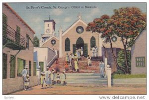 St. Peter's Church, St.George's Oldest in Bermuda, 40-60s