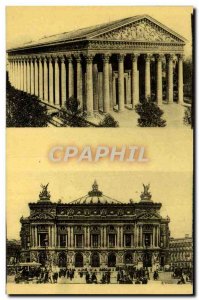 Old Postcard Vegnon Eglise De La Madeleine Garnier L & # 39Opera Paris