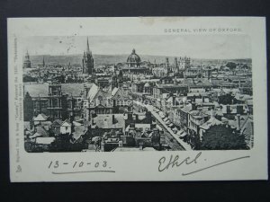 Oxford A GENERAL VIEW Across the City c1903 UB Postcard by Raphael Tuck 2485
