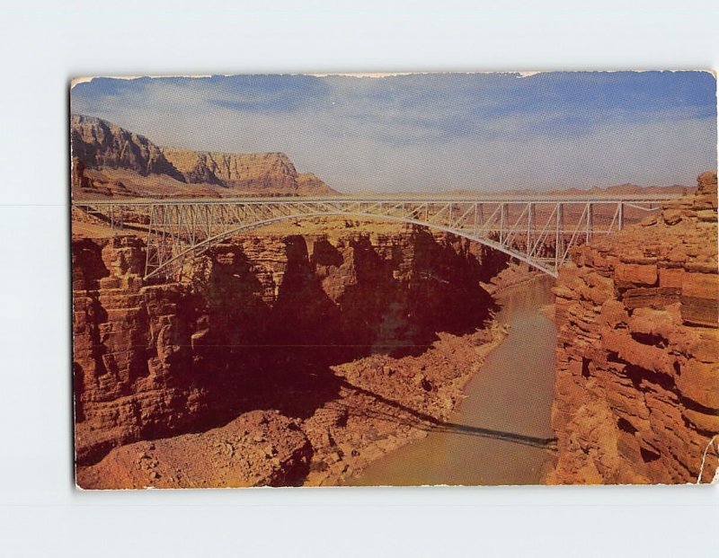 Postcard Navajo Bridge, Marble Canyon, Arizona