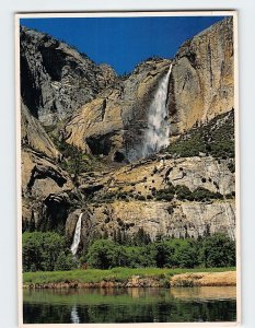Postcard Upper & Lower Yosemite Falls Yosemite National Park California USA